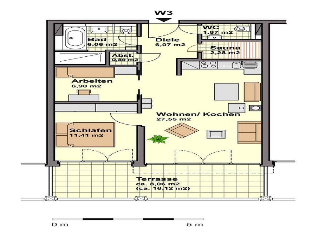 Ferienwohnung Silbermoewe Sassnitz Kamer foto
